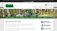 Desktop Screenshot of haas-maschinenbau.com